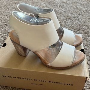 Toms beige Majorca Cutouts size 7.5 leather